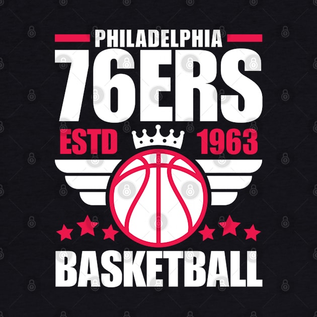 Philadelphia 76ERS 1963 Basketball Retro by ArsenBills